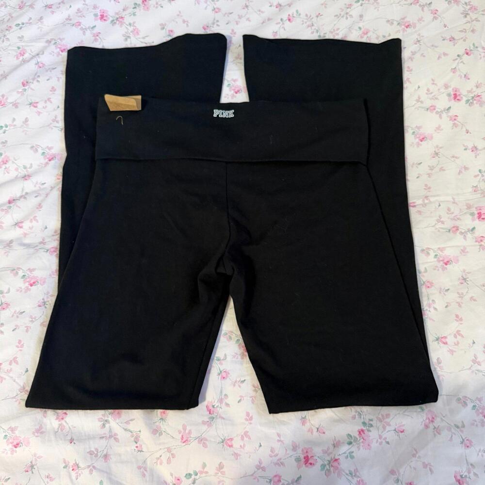 Y2K Victoria's Secret Foldable Waist Bootcut Yoga Pants